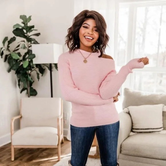 Pink Lily | Midnight Walk Sweater - Picture 2 of 9